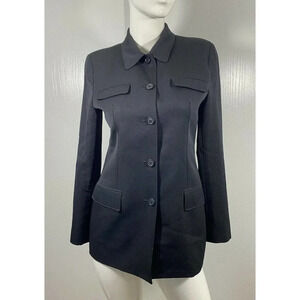 J. Crew Black Label Women 100% Wool Blazer